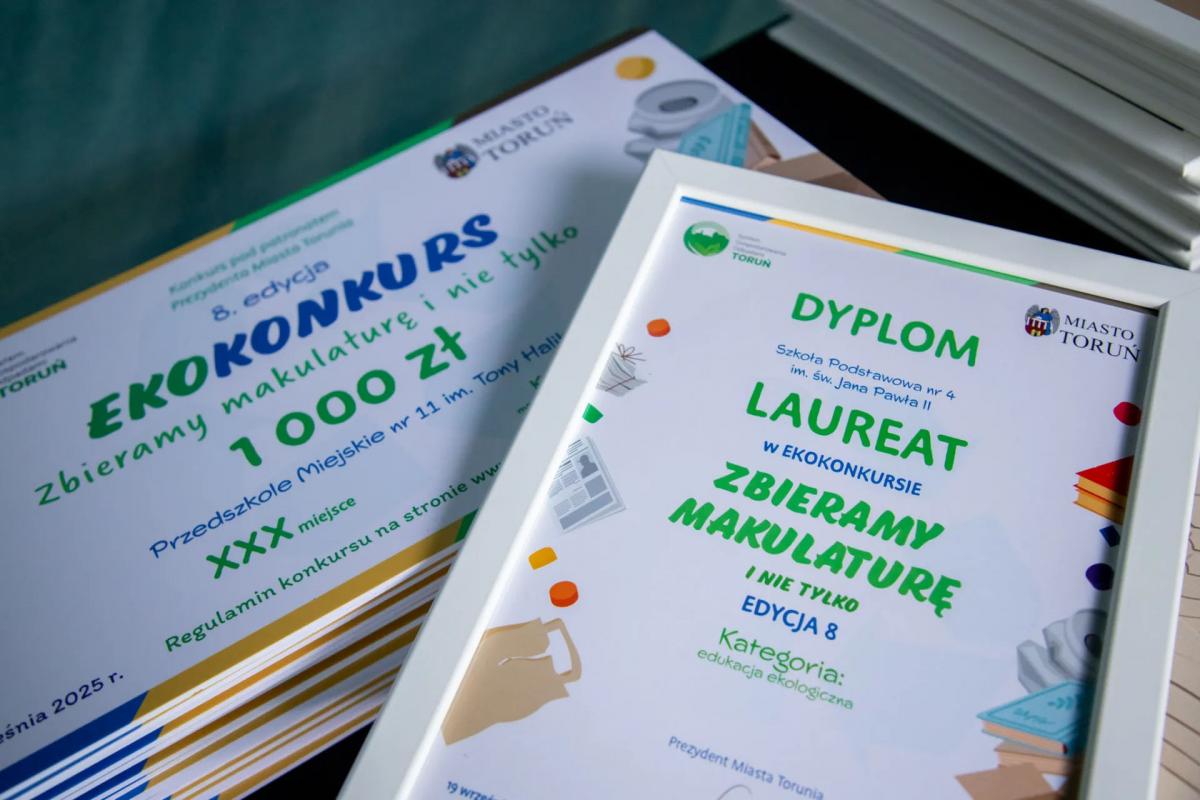 Zbieramy makulaturę (i nie tylko) - rozdanie nagród
